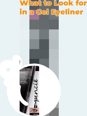 Gel eyeliner pencil waterproof