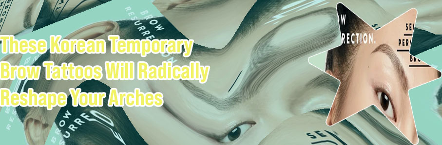 Korean semi permanent eyebrow