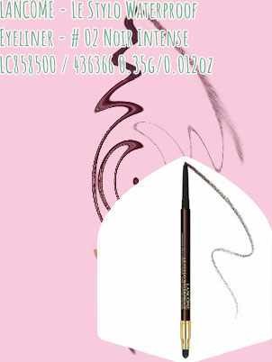 Lancome le stylo waterproof eyeliner noir intense
